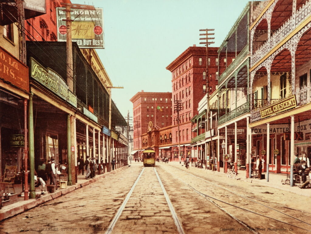 William Henry Jackson American, 1843–1942 St. Charles Street, New Orleans, 1900