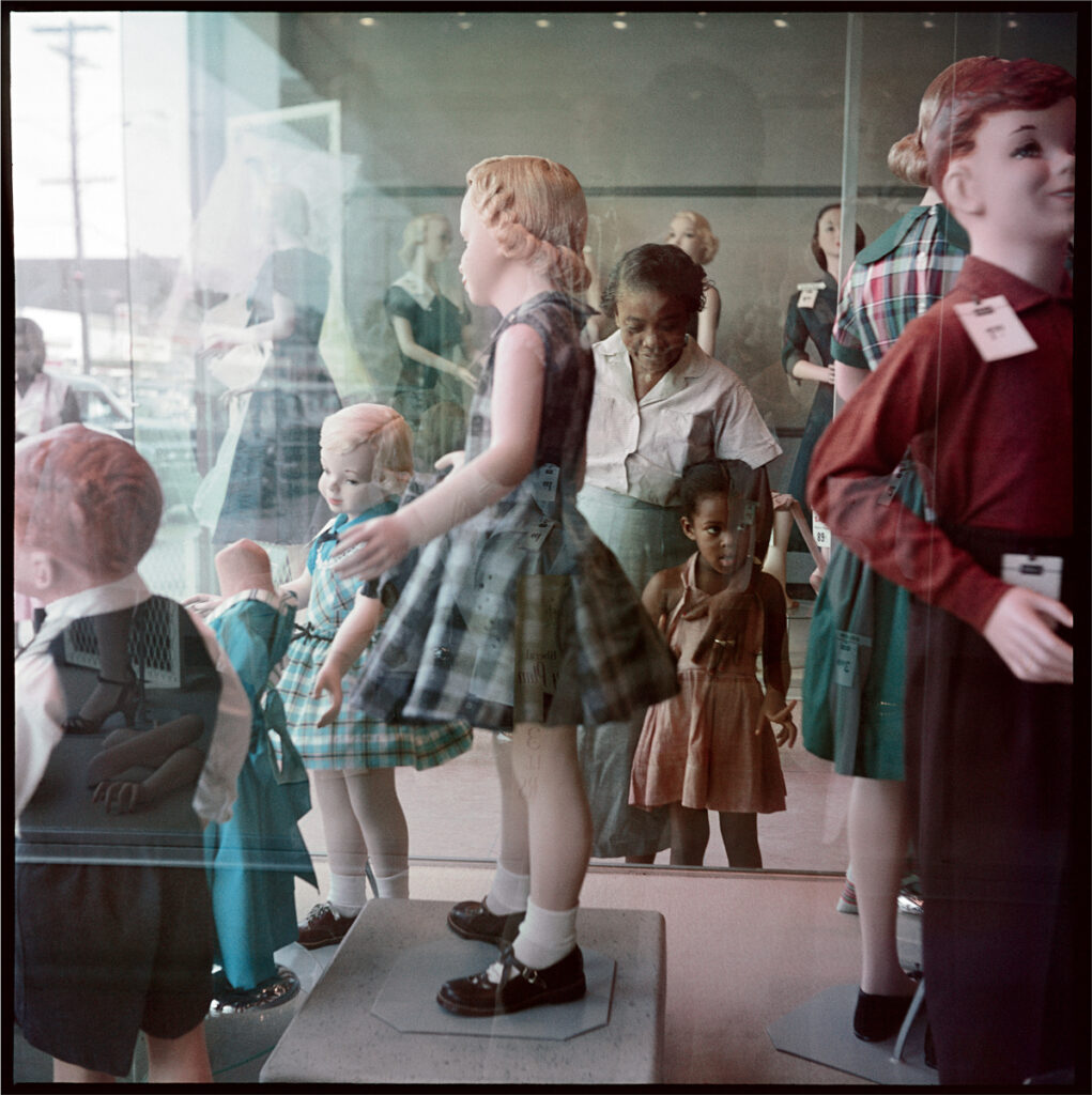 Gordon Parks (American, 1912–2006), Ondria Tanner and Her Grandmother Window-Shopping, Mobile, Alabama, 1956