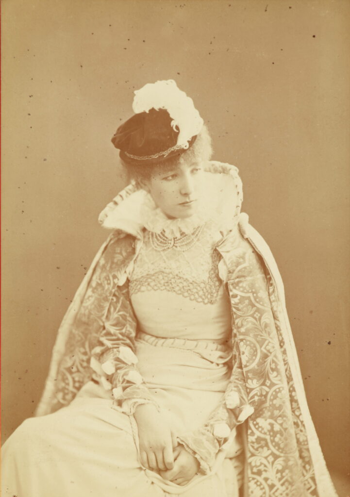 Portrait of Sarah Bernhardt in the Costume of Doña Sol, ca. 1877