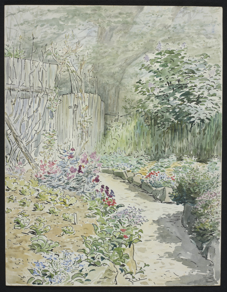 Spring, the Nuttery (garden), Harescombe Grange, Gloucestershire, ca. 1903