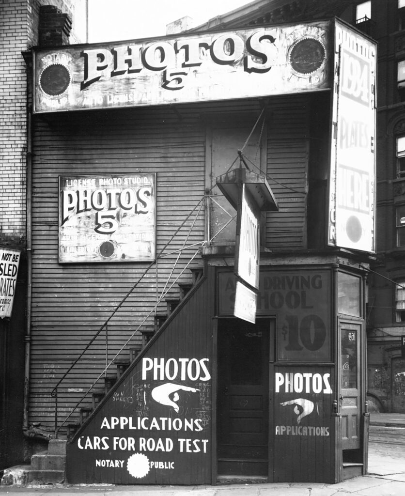 New York Photo Studio by Walker Evans
